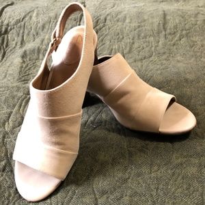 Clarks, block heel sandals